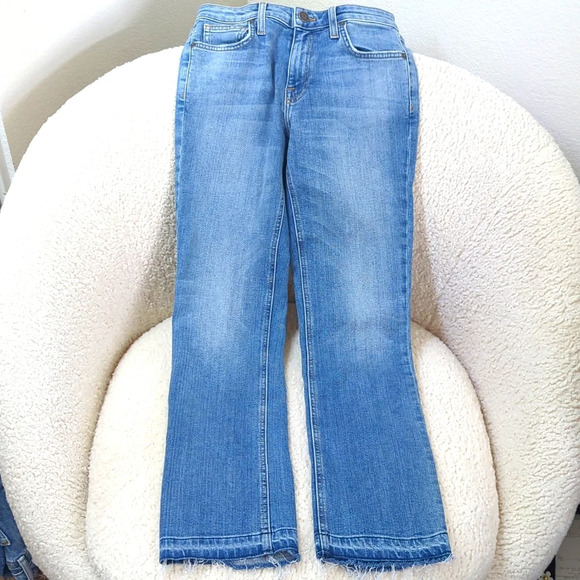 Joie Crop Demi Boot Denim Jeans - Picture 2 of 6